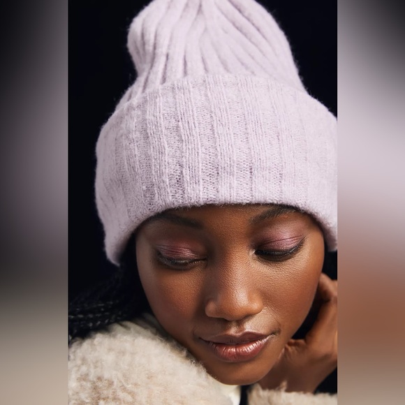 NWT Anthropologie Lilac Beanie - Picture 4 of 8